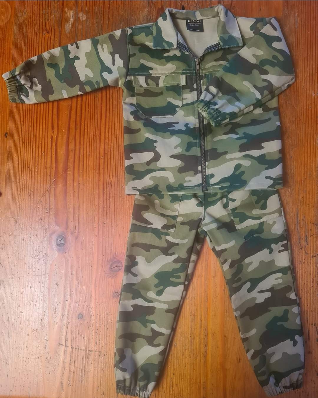 Camo 2 piece overall
