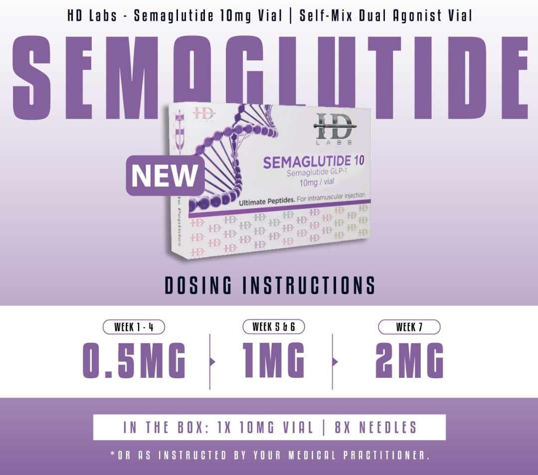 SEMAGLUTIDE 10 MG VILE – CAN LAST UP TO 10 WEEKS