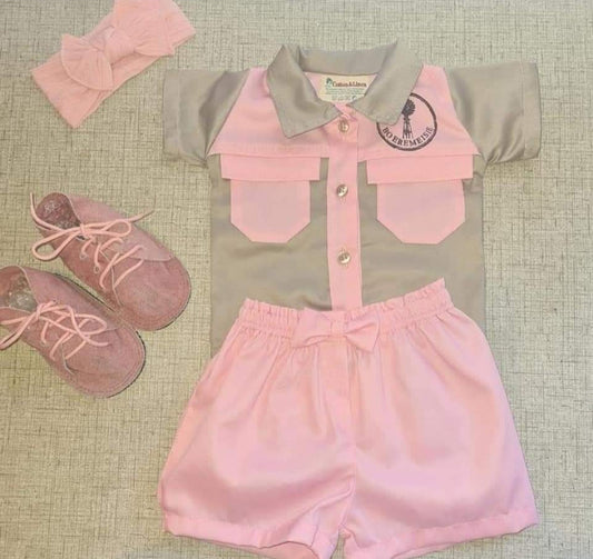 Pink Plaasmeisie set