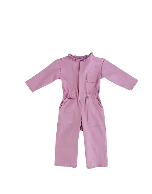 Plain Pienk overall