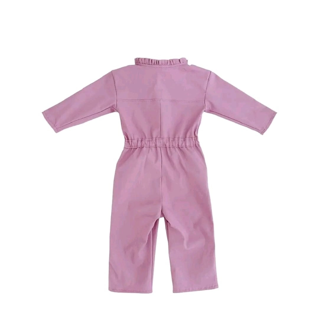 Plain Pienk overall