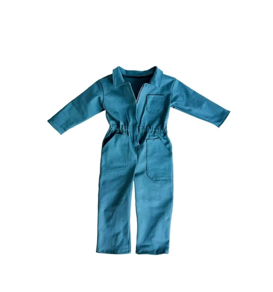 Blou overall